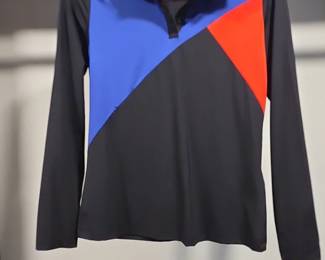Puma ColorBlock Long Sleeve Polo Shirt