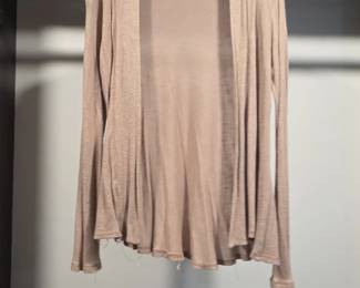 Bobeau Open Front Draped Cardigan