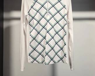 Lady Hagen Womens Plaid QuarterZip Golf Pullover