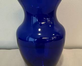 Vintage Indiana Glass Cobalt Blue Vase
