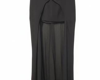 Zara Woman Black HighLow Asymmetric Skirt