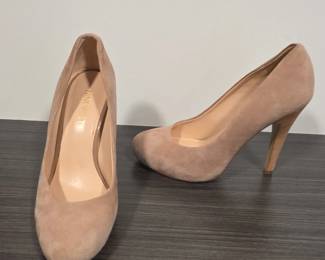 Nine West Tan Suede Stiletto Pumps