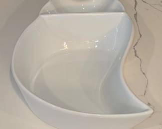 B.I.A. Cordon Bleu . Divided Conch Shell Serving Dish  