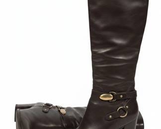 Tahari Felix KneeHigh Leather Boots