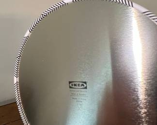 IKEA Geometric Patterned Metal Storage Tins Model  second image