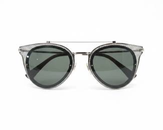 Valentino Garavani Perforated Metal Sunglasses