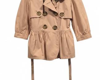 Priorities Womens DoubleBreasted Peplum Jacket