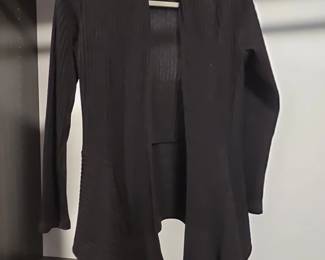 Maude Club Ribbed Open Front Cardigan