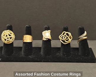Assorted Fashion Costume Rings