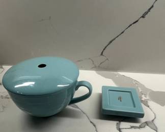 Tea Fort Ceramic Steeping Cup with Lid  