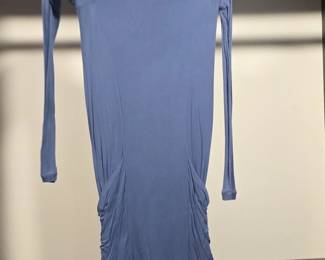 BCBGMAXAZRIA Long Sleeve Ruched Mini Dress