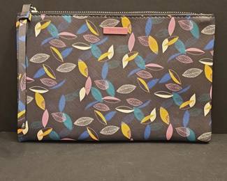 Mango Leaf Print Pouch Clutch