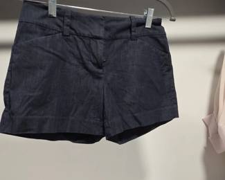 Ann Taylor Petite Dark Wash Denim Shorts
