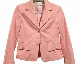 PINKO Womens Pink SingleBreasted Blazer
