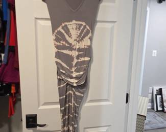 Young Fabulous  Broke TieDye Ruched Maxi Dress