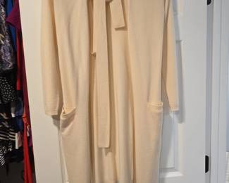 Theory Womens Cashmere TieFront Cardigan