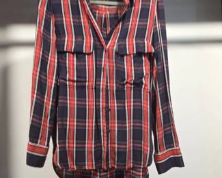 Zara Woman Plaid ButtonDown Shirt