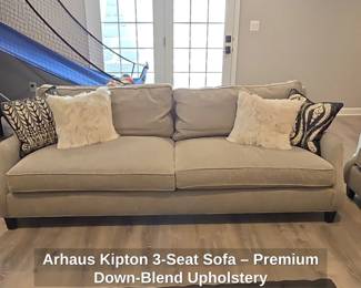 Arhaus Kipton Seat Sofa Premium DownBlend Upholstery