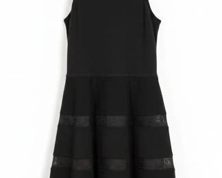 Parker Serene Knit Dress with Leather Cutouts