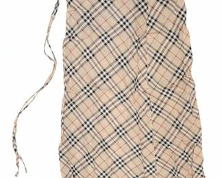 Burberry London Nova Check Wrap Skirt