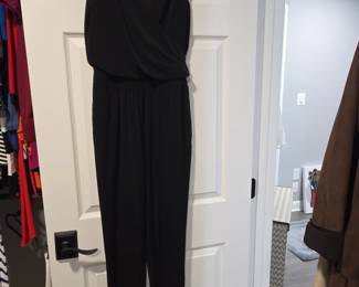 White House Black Market Sleeveless WrapFront Jumpsuit