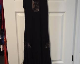 Betsey Johnson Lace Trimmed Midi Dress