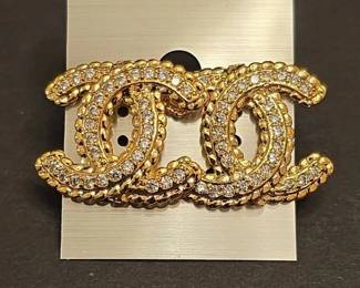 Chanel Interlocking CC Earrings