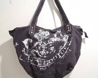 Juicy Couture Born in the Glamorous USA Canvas Tote Bag