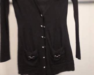 White House Black Market  Merino Wool Cardigan