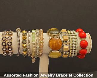 Assorted Fashion Jewelry Bracelet Collection