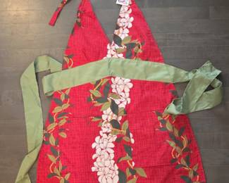 Flirty Aprons Womens Tropical Floral Apron