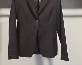 Elie Tahari Womens Black Tailored Blazer
