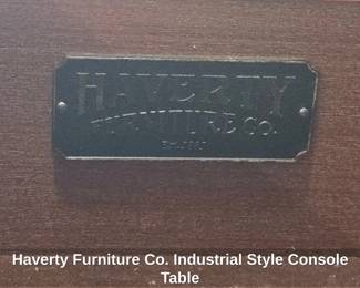 Haverty Furniture Co. Industrial Style Console Table third image