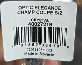 Waterford Elegance Optic Belle Coupe Champagne Glasses Set of  fifth image
