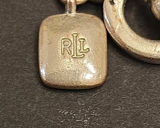 Lauren Ralph Lauren RLL SilverTone Bead Toggle Bracelet second image