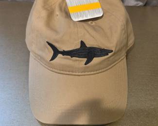 Bon Voyage Embroidered Shark Baseball Cap
