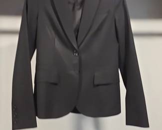 Theory Womens Black Gabe Blazer