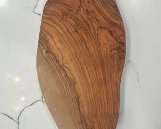 Handcrafted Mediterranean Olive Wood Serving Board second image  
