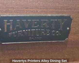 Havertys Printers Alley Dining Set sixth image