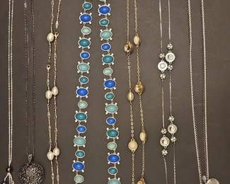 Collection of Assorted Fashion Statement Necklaces