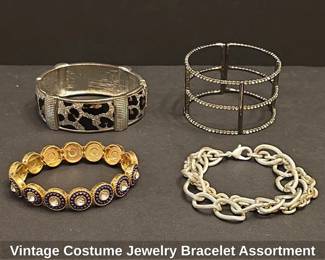 Vintage Costume Jewelry Bracelet Assortment