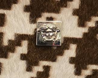 Vintage Gianni Versace Houndstooth and Leather Clutch second image