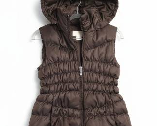 MICHAEL Michael Kors Womens Hooded Puffer Vest