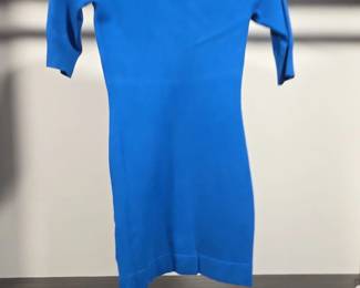 bebe Womens Blue Knit Mini Dress