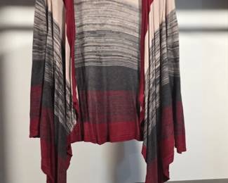 Design History Striped OpenFront Cardigan