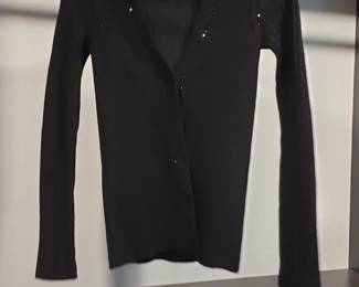 Juicy Couture Black SequinEmbellished Cardigan