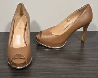 Nine West Chantilly Peep Toe Platform Pumps