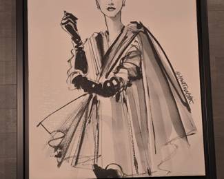 Anne Tavoletti Fashion Illustration Canvas Print