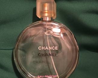 Chanel Chance Eau Frache Empty Perfume Bottle . fl oz