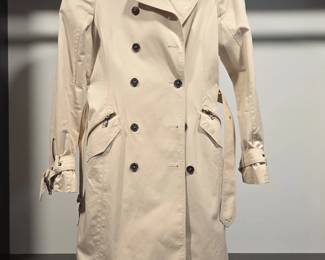 Zara Basic Beige DoubleBreasted Trench Coat